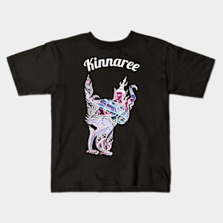 Thailand Kinnaree – Figure Of Thai Spiritual Good Fortune Kids T-Shirt